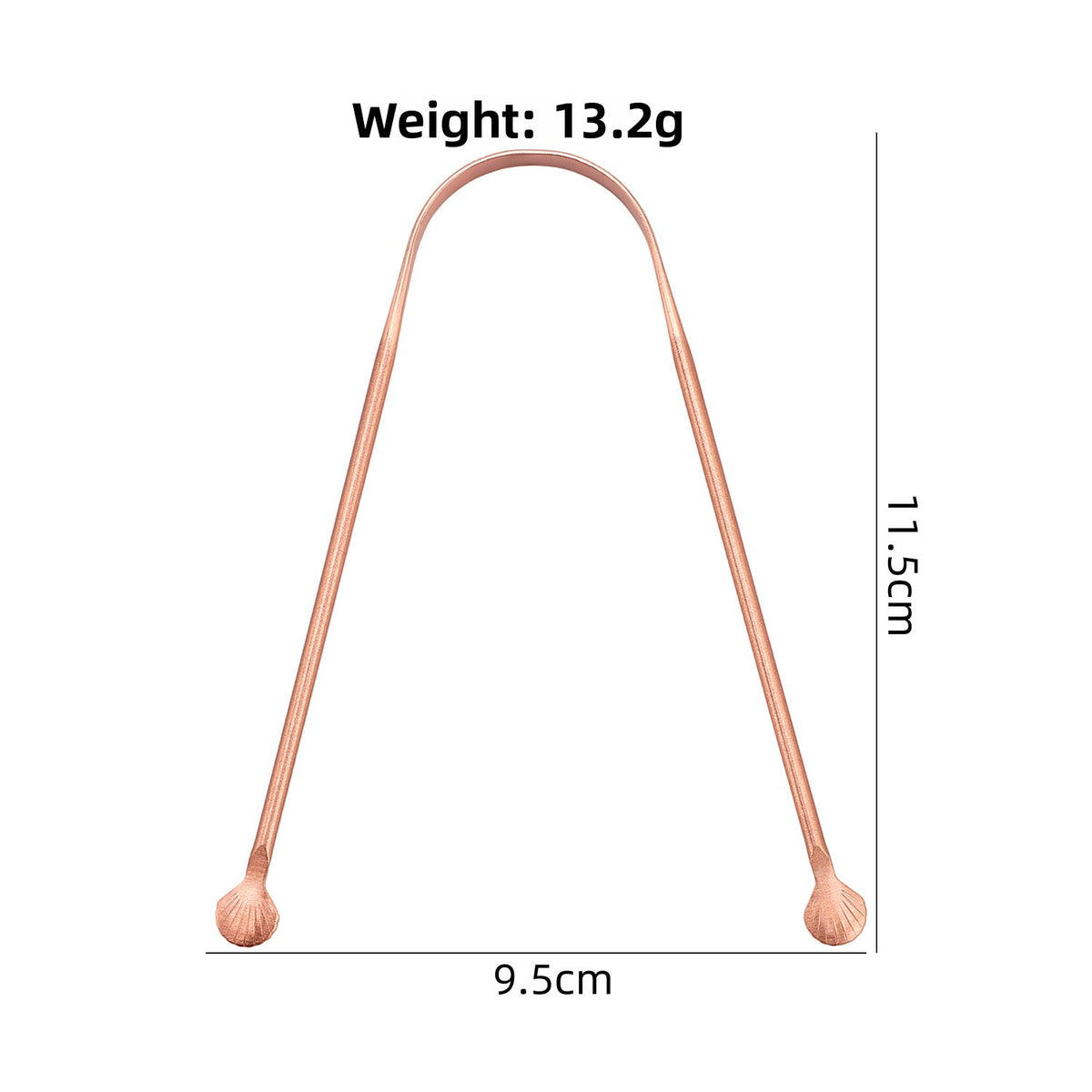 Copper Tongue Cleaner Scraper